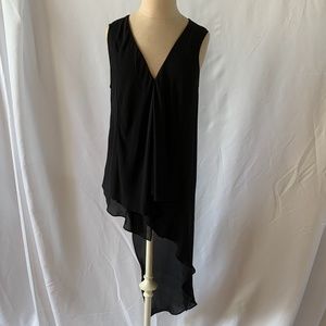 BCBGMaxAzria Black Sleeveless Blouse